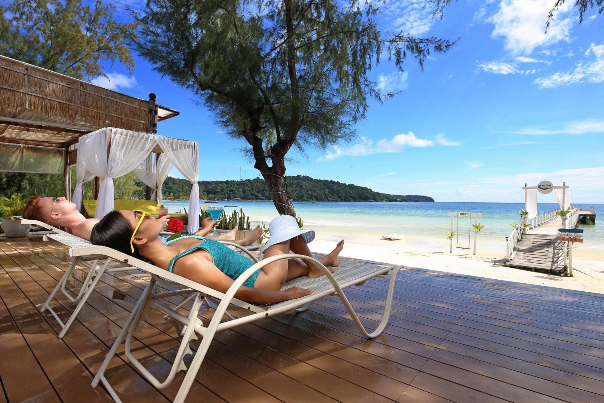 Eden Beach Resort Koh Rong Sanloem Exterior foto